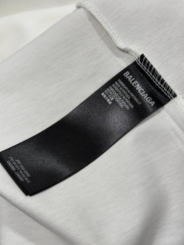 White Balenciaga vintage cotton jersey tee - Image 6