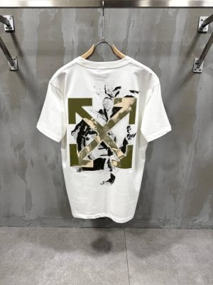 White off-white martyrdom arrow cotton tee