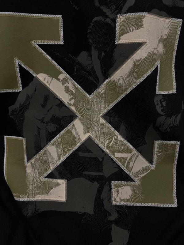 Black off-white martyrdom arrow cotton tee - Image 3