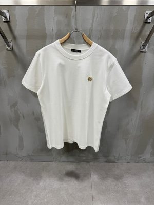 White Dolce gabbana DG logo cotton tee