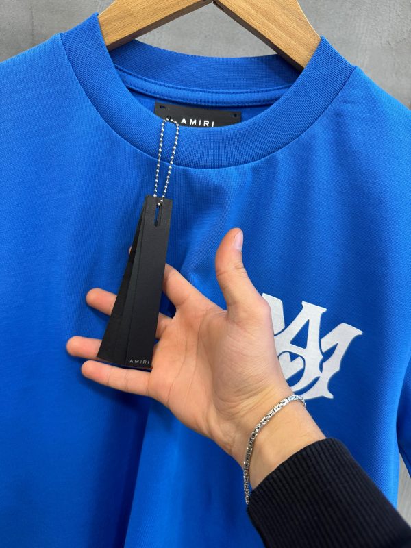 Blue amiri MA core cotton tee - Image 4