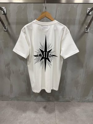 White amiri starburst cotton tee