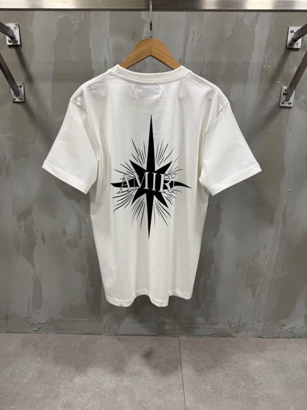 White amiri starburst cotton tee - Image 2