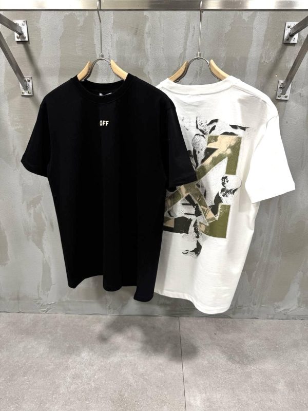 Black off-white martyrdom arrow cotton tee - Image 6