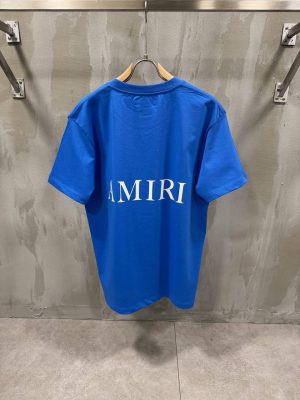 Blue amiri MA core cotton tee