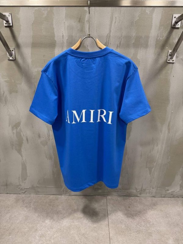 Blue amiri MA core cotton tee - Image 2