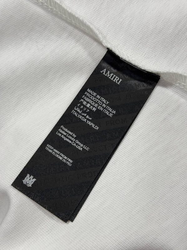 White amiri starburst cotton tee - Image 5