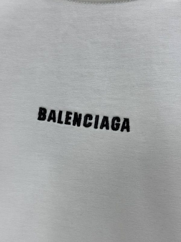 White Balenciaga vintage cotton jersey tee - Image 4