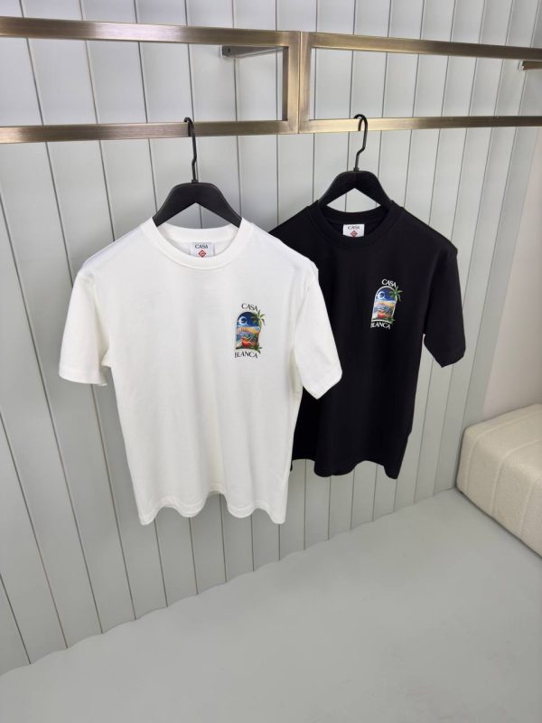 White casablanca LA night cotton tee - Image 5