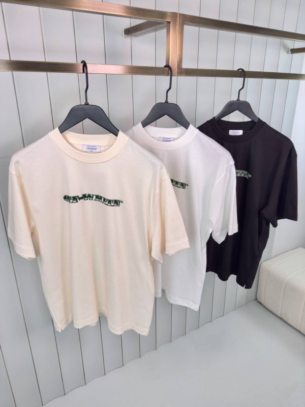 Black off-white cash arrow cotton tee - Image 4