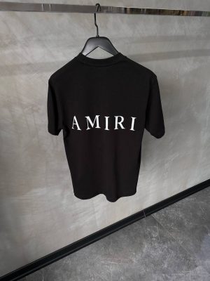 Black amiri MA core cotton tee