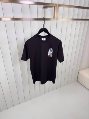 Black casablanca LA night cotton tee