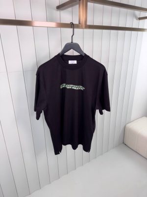 Black off-white cash arrow cotton tee