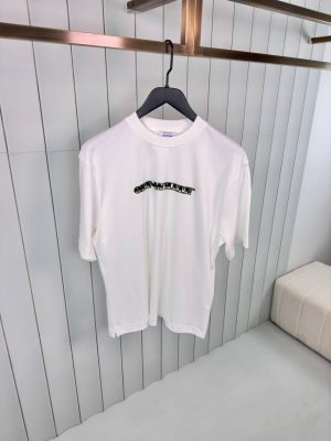 White off-white cash arrow cotton tee