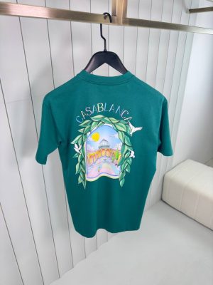 Green casablanca l’arche de tennis cotton tee