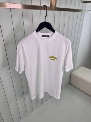 White jacquemus the capri cotton tee
