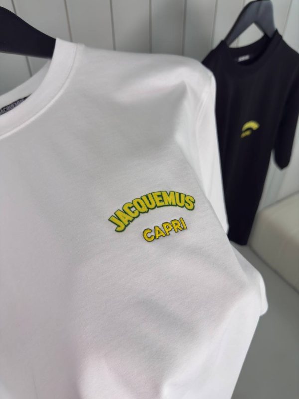 White jacquemus the capri cotton tee - Image 3