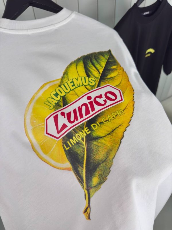 White jacquemus the capri cotton tee - Image 4