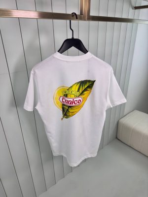 White jacquemus the capri cotton tee