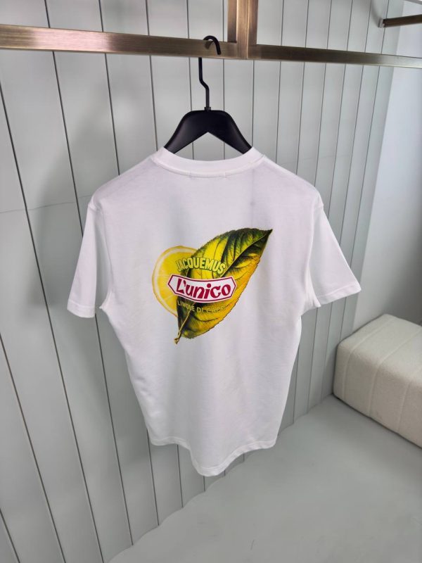 White jacquemus the capri cotton tee