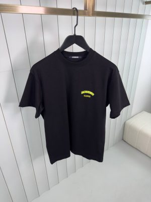Black jacquemus the capri cotton tee