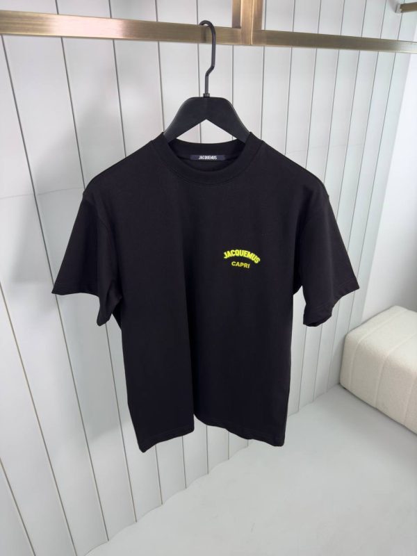 Black jacquemus the capri cotton tee - Image 2