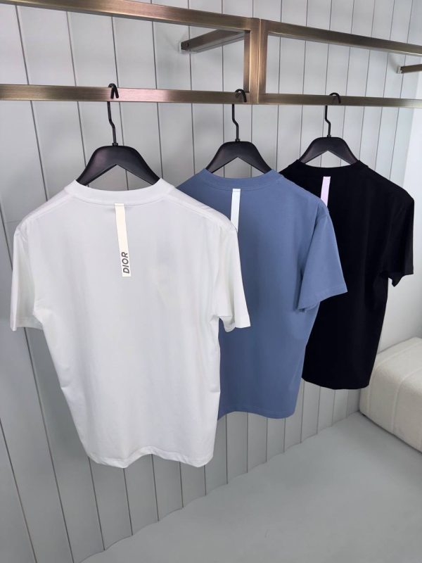 White dior CD diamond relax cotton tee - Image 3