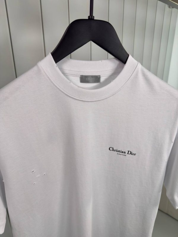 white dior couture muguet cotton tee - Image 3