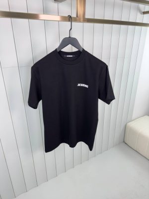 Black jacquemus the dubai address cotton tee
