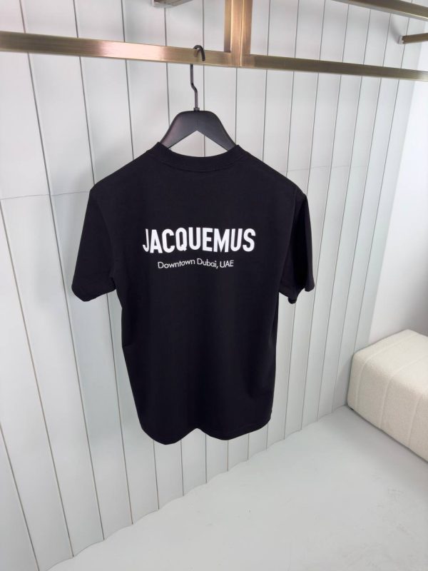 Black jacquemus the dubai address cotton tee