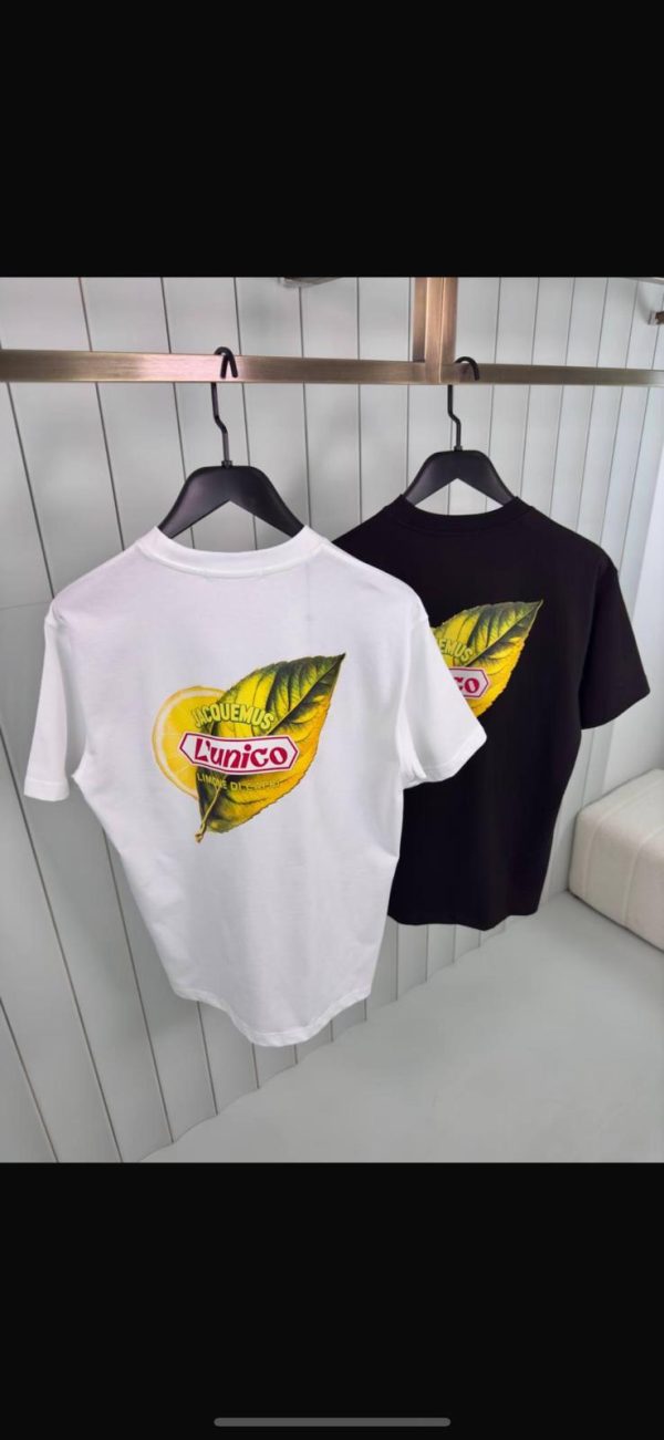 Black jacquemus the capri cotton tee - Image 3