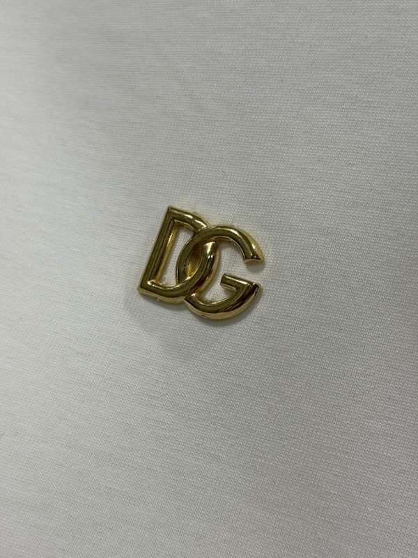 White Dolce gabbana DG logo cotton tee - Image 3