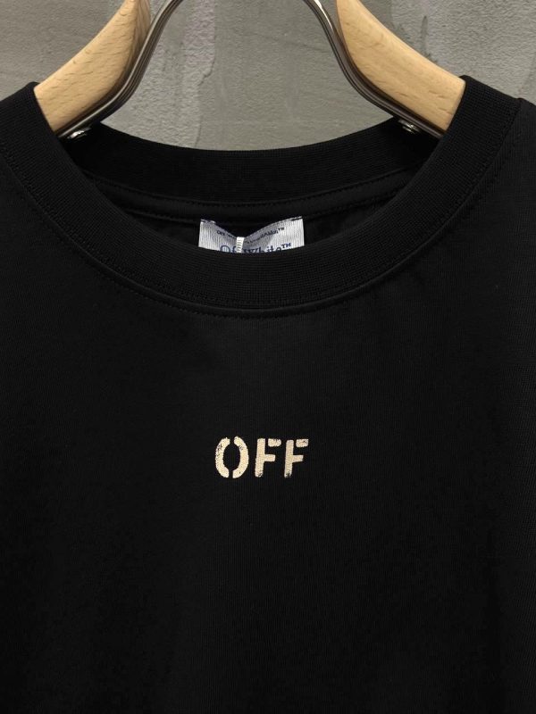 Black off-white martyrdom arrow cotton tee - Image 4