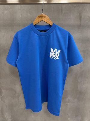 Blue amiri MA core cotton tee