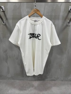 White dior x peter doing cotton tee