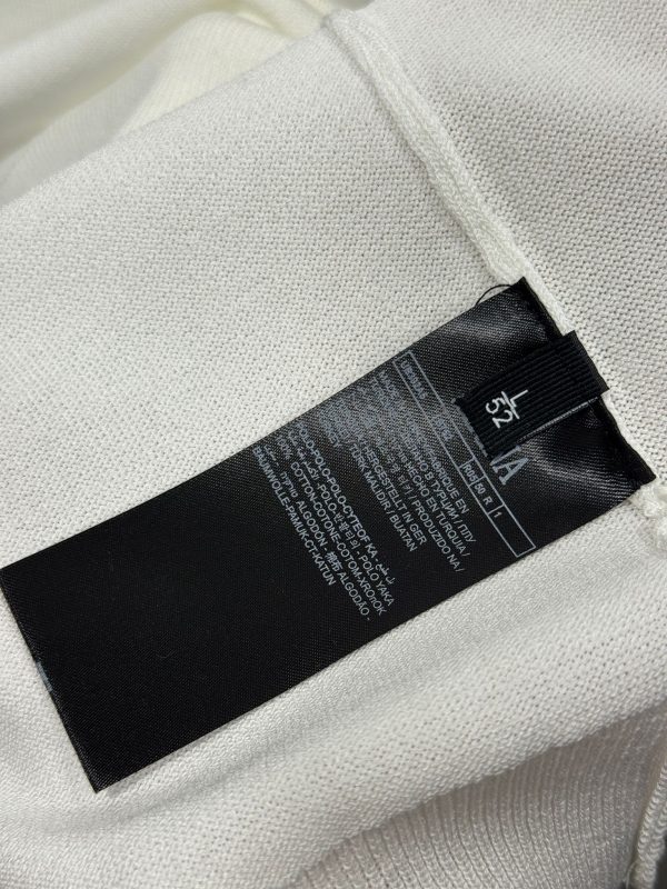 White zegna knitwear logo cotton tee - Image 3