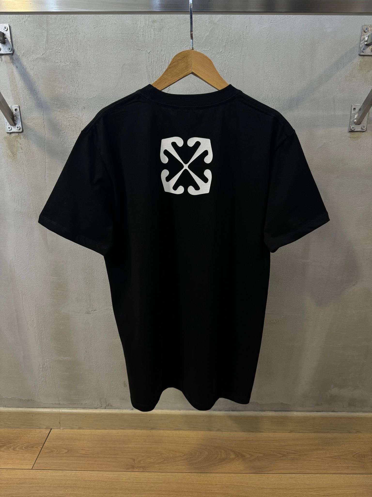 Black off-white blurred mary skate cotton tee - Image 2