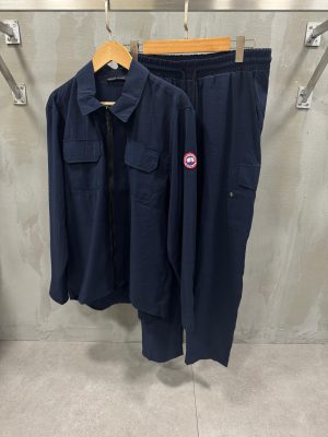 Navy Canada Goose Burnaby Chore Tracksuit
