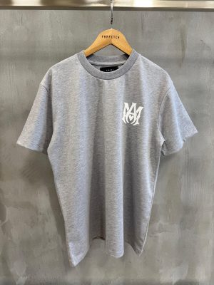 Gray amiri MA core cotton tee
