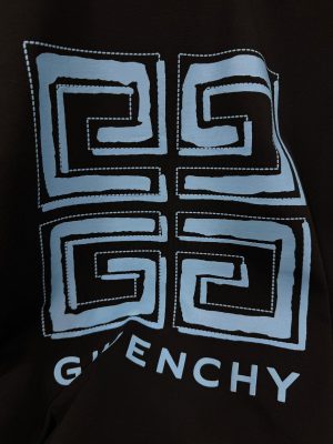 Black Givenchy 4G logo-printed cotton tee