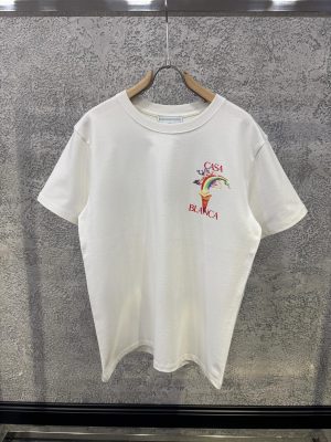 White Casablanca nature’s teacher cotton tee