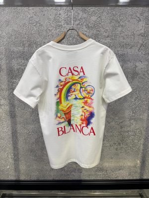 White Casablanca nature’s teacher cotton tee