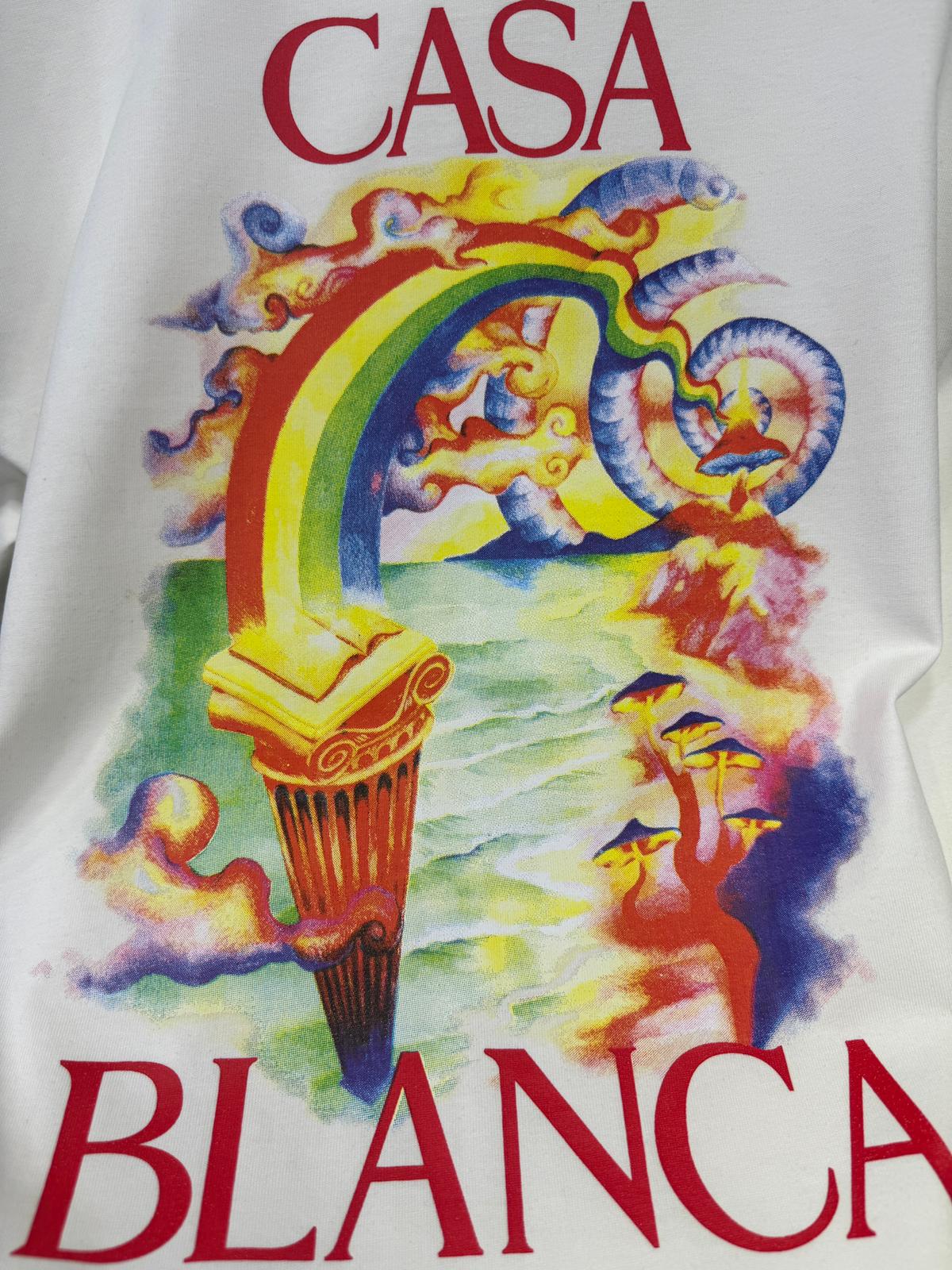 White Casablanca nature's teacher cotton tee - Image 4