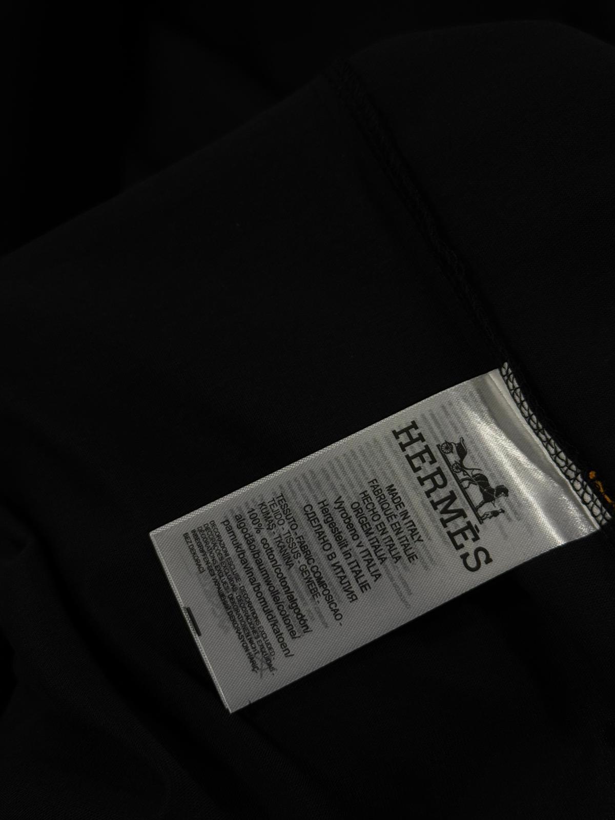 Black zegna Z logo cotton tshirt - Image 3