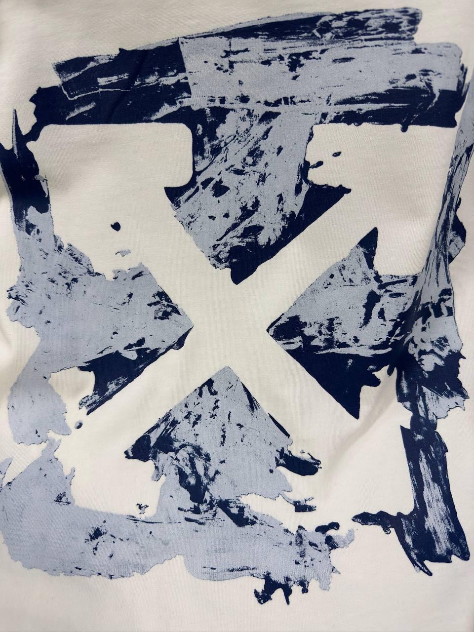 White Off-White Acrylic Arrows cotton T-Shirt - Image 2
