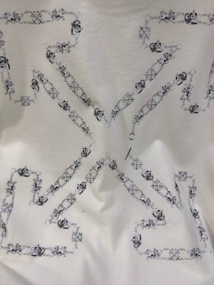 White Off-white chain arrow skate cotton T-Shirt
