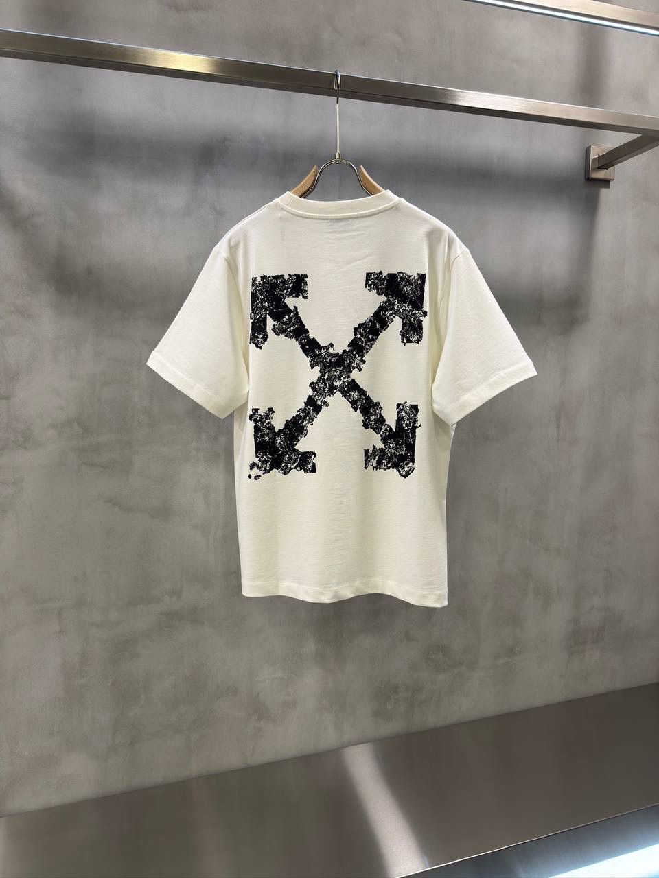White Off-white heraldic arrow slim cotton T-Shirt - Image 6
