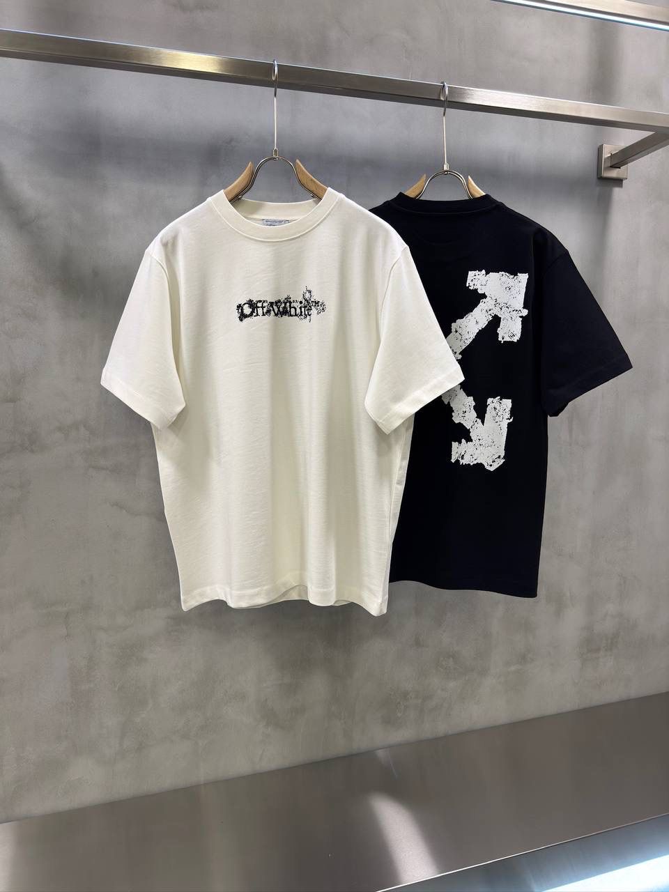 White Off-white heraldic arrow slim cotton T-Shirt - Image 5