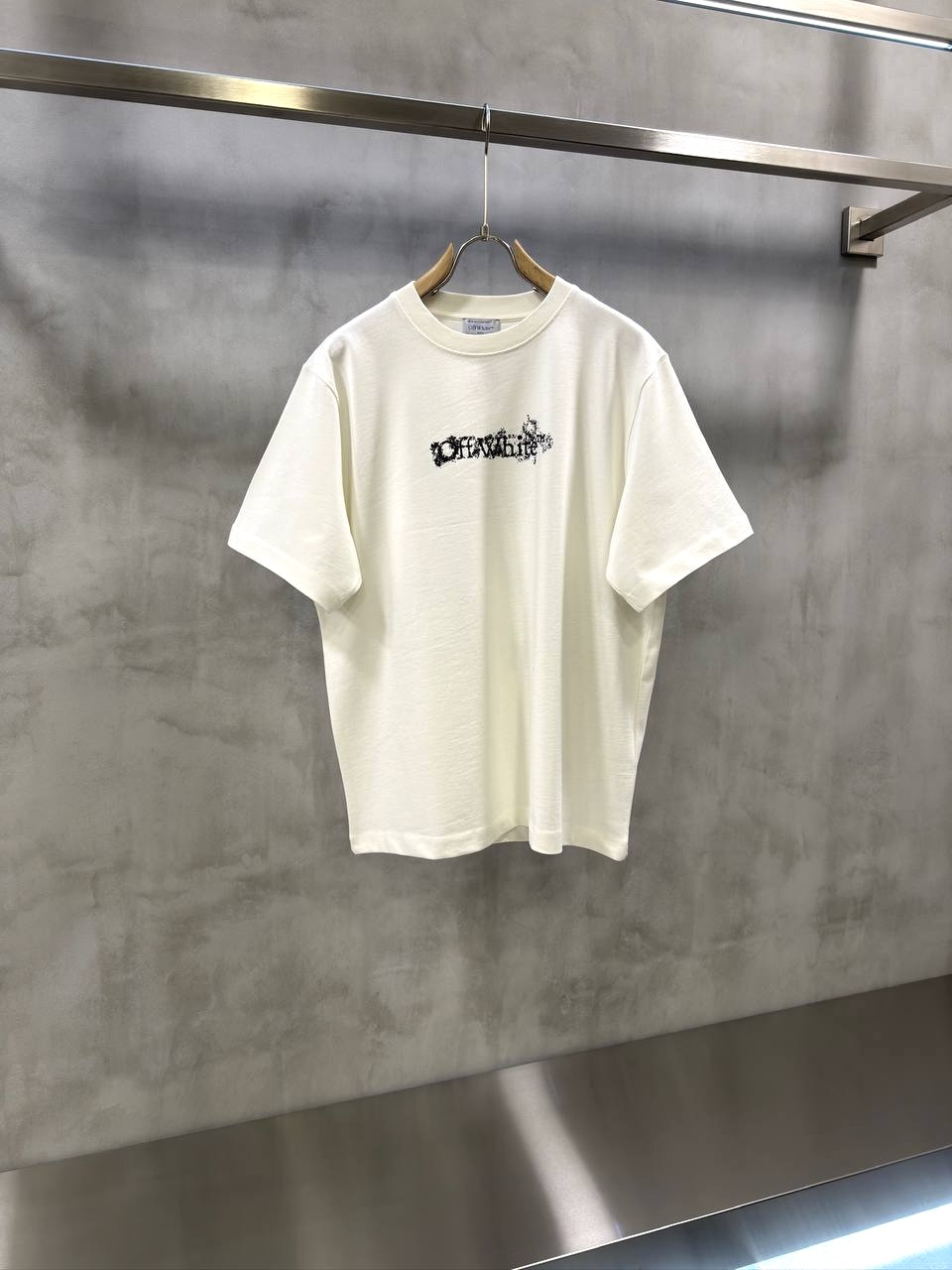 White Off-white heraldic arrow slim cotton T-Shirt - Image 8