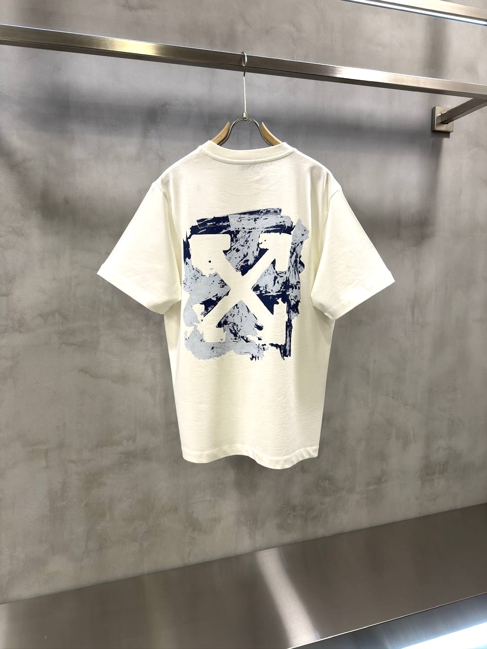 White Off-White Acrylic Arrows cotton T-Shirt